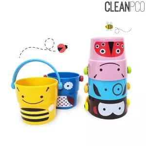 해피타운 애니멀 컵쌓기균형완구 소근육 두뇌발달 발전 학습용쌓기 쌓기 쌓기장난감 쌓기놀이 어린이쌓기