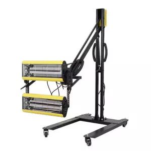 페인트 열처리기 이동식 히터 적외선 건조기 도장 온풍기 래핑 고온 드라이어