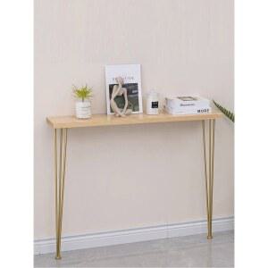 폭좁은 슬림 콘솔 테이블 선반 벽난로 스타일 복도장 현관 입구 심플 인테리어 가구용 탁자