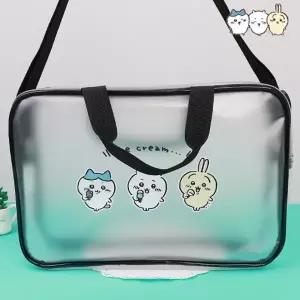 (색상 수영가방 먼작귀 크림(PQ056))수영가방 먼작귀 여아 여성 비치백 귀여운캐릭터 수영가방 스포츠가방