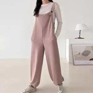 [하프클럽/셀러허브_여성트랜드패션]빅사이즈 601 꾸러기끈버튼점프슈트 DAR