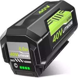 40v 6000mAh OP4026A Ryobi 40V 배터리 6.0Ah 교체용 리튬 OP4015 OP4040 OP40201 OP4050A OP40261 OP4030