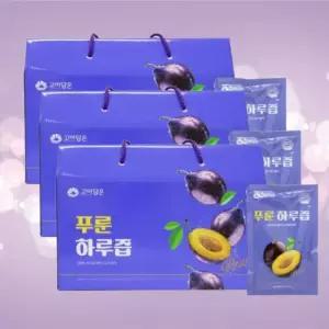 고이담은 푸룬 하루즙 70ml x 30포 3박스 착즙액 식이섬유