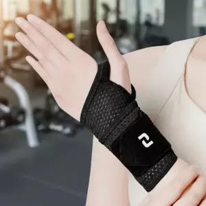 여름통풍형 메쉬손목보호대 헬스아대 얇은설계 팔목밴드