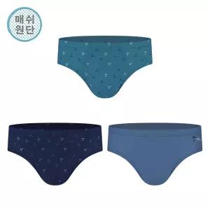 BYC [BYC] 벤터스 매쉬 주니어 남아동 삼각팬티 3매입 세트 JPI4001