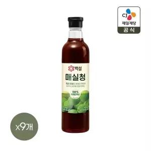 백설 매실청 1.025kg x9개