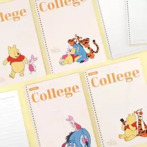 아트박스/에이치엠플러스 디즈니 푸 원링노트 (4 option)