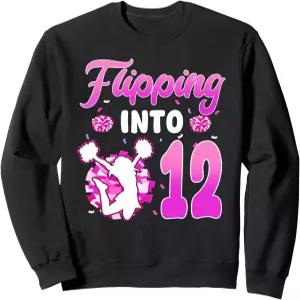12명의 치어리더 12번째 생일 소녀 스웨트셔츠로 변신하기
