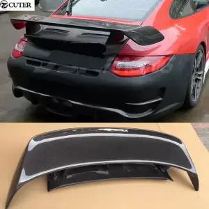 911 997.2 카본  유리 리어 스포일러 윙 포르쉐 카레라 997 GT2 RS 차체 키