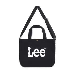 [LEE]LEE 빅 트위치 로고 투웨이 에코백 블랙 LE2501BG03BK