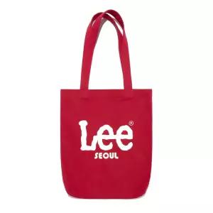 [LEE]LEE 서울 빅 트위치 로고 에코백 레드 LE2501BGA1RD