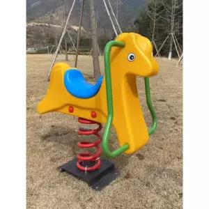 놀이터 스프링 목마 흔들말 동물 흔들의자 야외 공원 시소 몽땅 포니