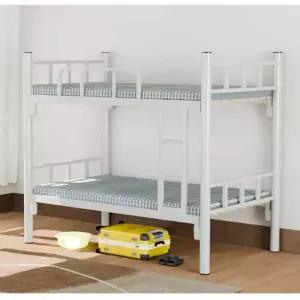 어른2층침대 프레임 게스트하우스 90cmx2m 벙커침대 철+원목 기숙사 원룸