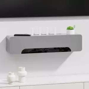 셋톱박스 거치대 TV 매직히든 캐비닛 선반 정리함 선숨김 수납함