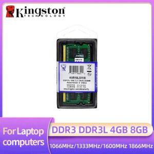 Kingston 노트북 Ram DDR3L DDR3 8GB 1066Mhz 1866Mhz 채널 SO 4GB 10600 1333Mhz PC3 1600Mhz 듀얼 12800 8500