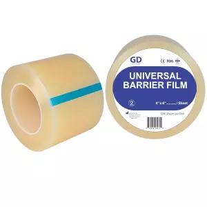 클리어 배리어 필름 1200매 4인치 x 6인치 두꺼운 일회용 보호 PE 테이프 치과용 타투 및 머신 랩
