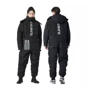 남녀공용 우주복 작업복 미군 방한 카고 점프슈트 오토바이 소와 스트릿