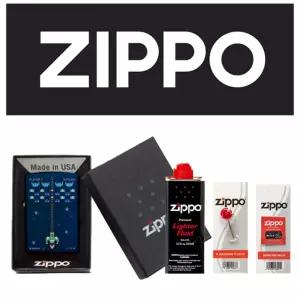 기름라이터 심플 픽셀 49114 지포++심지+부싯돌 [AAT4679]