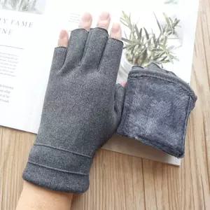 손가락 장갑 반장갑 기모 스마트폰터치 겨울 작업용