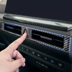 PV5 악세사리 센터페시아 송풍구 커버 보호몰딩 필수용품 기스방지몰딩 포인트몰딩 자동차 카본몰딩