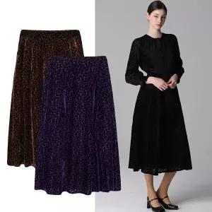 르오트 [홈쇼핑방송/LeOT] 벨벳 번아웃 볼륨 스커트사이즈 5588다양 3089524