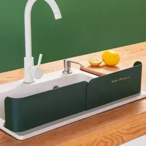 [하프클럽/]가림막 싱크대 수납형 길이조절 물막이 물튐방지 길이