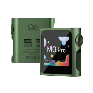 SHANLING M0 Pro 고해상도 MP3 뮤직 플레이어, 블루투스 디지털 오디오 플레이어 휴대용 DAP 1.54 u201D HD 터치스크린, 최대 15시간 배터리 USB 타입-C 동글 3.5mm 잭(녹색)