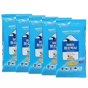 마법의 청소박사 150매 찌든때 세제티슈 청소물티슈