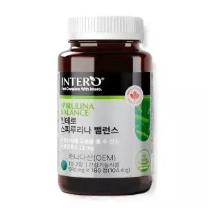 [인테로] 캐나다 스피루리나 밸런스 580mg 180정, 2병