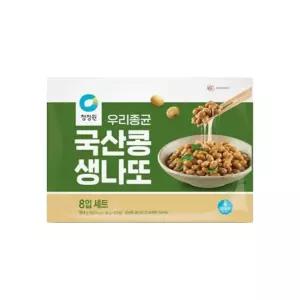 청정원 국산콩 생나또 48g x 8입 12개 식사 간편요리 일식 혼밥 점심시간 정식