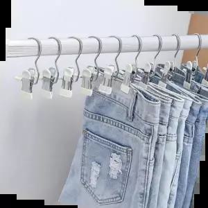 치마걸이 멀티 논슬립 바지걸이 치마 집게 걸이 옷걸이 1P