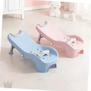 목욕 보조 의자 접이식 각도 조절 아기 머리 감기 샴푸 린스 목욕탕 욕실 신생아