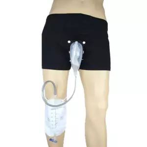 헌저 요실금 팬티 세트 소변백 밴드 착용 노인 속옷 면스판 위생팬티 인견 중년팬티