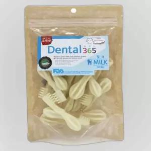 칫솔 모양 강아지 덴탈껌 밀크맛 간식 150g X6개 애견