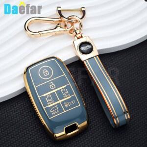 차키케이스 기아 더블 카니발 TPU 자동차 원격 키 케이스 커버 포브 액세서리 뉴 세도나 그랜드 스너글리 쏘렌토 L580 6 버튼