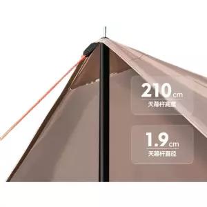 터널타프 대형 돔 어닝 야외 경량 형 코팅 형 터널형