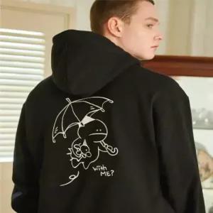 꼼빠뇨 compagno UmBRELLA Hoooly 자수 후드 블랙