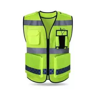 [하프클럽/]형광색 안전 조끼 메쉬 작업복 시인성 좋은 여름용 근무복 고용