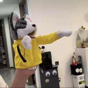 권투하는 강아지 허스키 성능 인형 펀치 봉제 인터랙티브 생일 개 복싱 플러시 배틀 박제