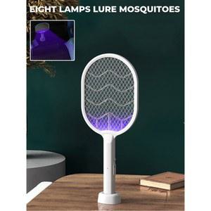 모기채 Type C 전기 충격 모기 램프 휴대용 핸드 헬드 USB 충전 플라이 스와터 전기 충격 삼중층 메쉬 램프 홈 도구