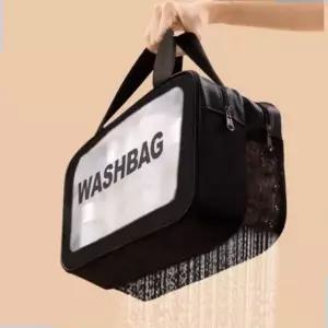 물빠지는목욕가방 망사가방 물빠짐 더블 비치백 수영 파우치 히트템 워