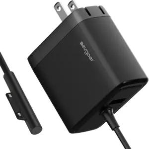 EG evoger Microsoft Surface Charger Pro 3/4/5/6/7/8/9/10/X/11 전원 어댑터용 65W 충전기