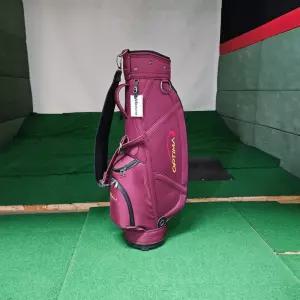 중고 옵티마 정품 여성용 8인치 레드 5구 캐디백