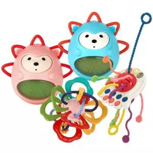 영아용 감각발달 놀잇감 영아 치발기 토이 4종 아기장난감 영유아