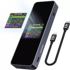 DOCKCASE Visual Smart M.2 NVMe SSD 인클로저