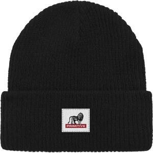 프리미티브 스케이트보드 스탠드업 블랙 비니 모자 - 한 사이즈가 가장 잘 어울립니다