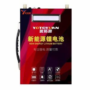 인산철 파워뱅크 보조배터리 노어부 12V40A 낚시 차박 블랙타입 30000mah 밧데리