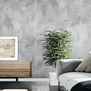 벽지 인더스트리얼벽지 레트로벽지 단색 고급감 매장인테리어 시멘트그레이 식당용