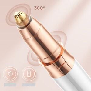 바디 잔털제거 히팅 기계 전동눈썹정리기 깍는 여성용 레이디 전동 충전식 고데기 눈썹 가위