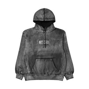 [슈프림]24SS 슈프림 x MM6 메종 마르지엘라 포일 박스로고 후드 스웨트셔츠 블랙